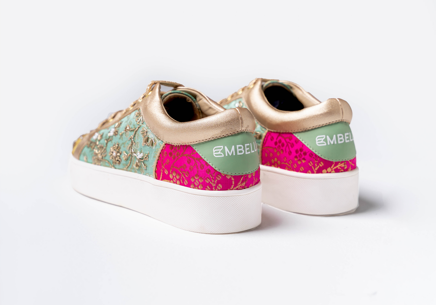 Bold – Multi-colored brocades with intricate hand embroidery